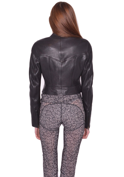 KNWLS SS25-CLAJ0BL CLAW BIKER JACKET BLACK (NEW SEASON SS25)