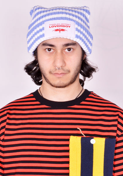 CHARLES JEFFREY LOVERBOY SLOPPY GIUSEPPE BEANIE BLUE SS25 | DOSHABURI 