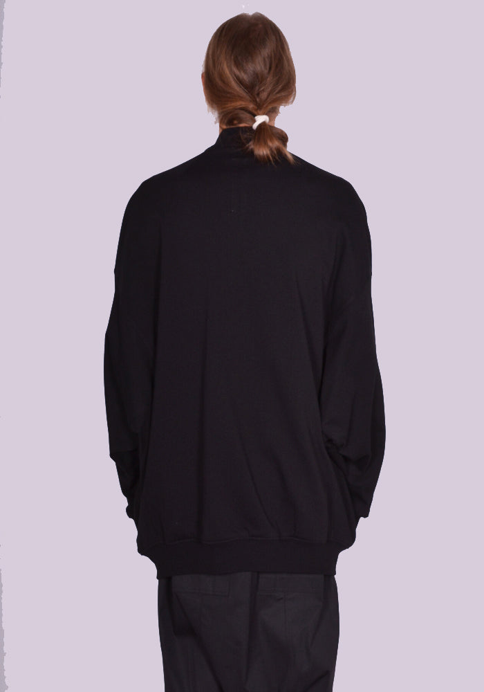 Rick Owens Black Jumbo Peter Coat