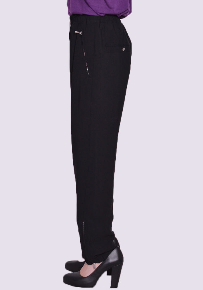 Buy Black Track Pants for Women by Q - RIOUS Online