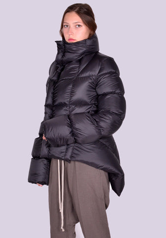 RICK OWENS WOMEN NASKA DUVET JACKET BLACK FW24 | DOSHABURI Online Shop