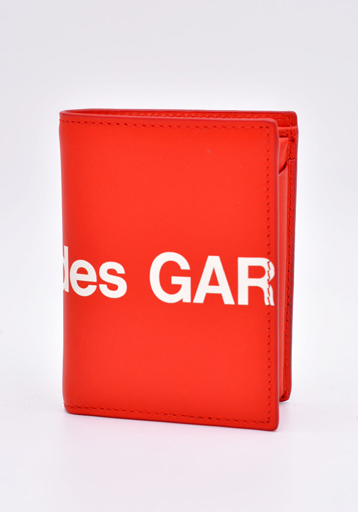 COMME DES GARCONS SA0641HL HUGE LOGO CARD CASE RED | DOSHABURI Shop