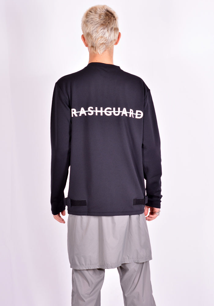 GUACAMOLE 20-2006-BLK RUSH GUARD LONG SLEEVE T-SHIRT BLACK