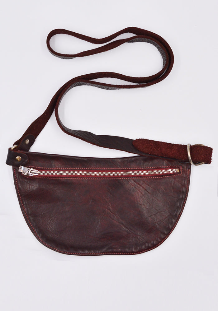 hide-m  GUIDI Q100 Small Shoulder Bag, black soft horse leather