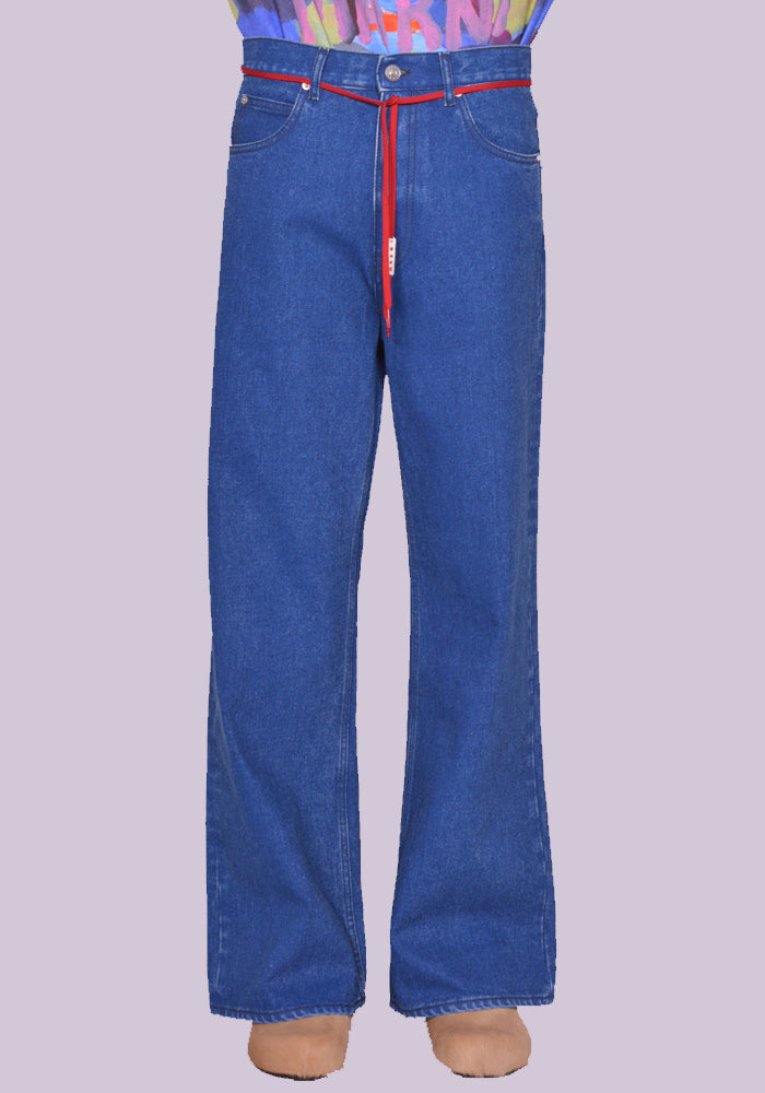 MARNI PUJU0019A0 TROUSERS OCEAN