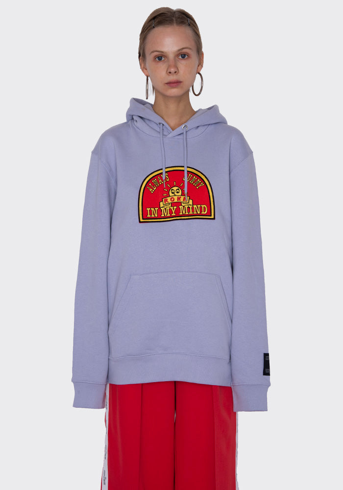 ROKH ALWAYS SUNNY SWEAT HOODIE LAVENDERFW22 | 50%OFF SALE | DOSHABURI