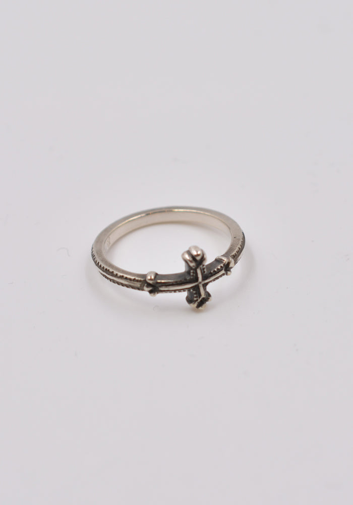 WERKSTATT MÜNCHEN M1711 SILVER RING SYMBOL CROSS | DOSHABURI Shop